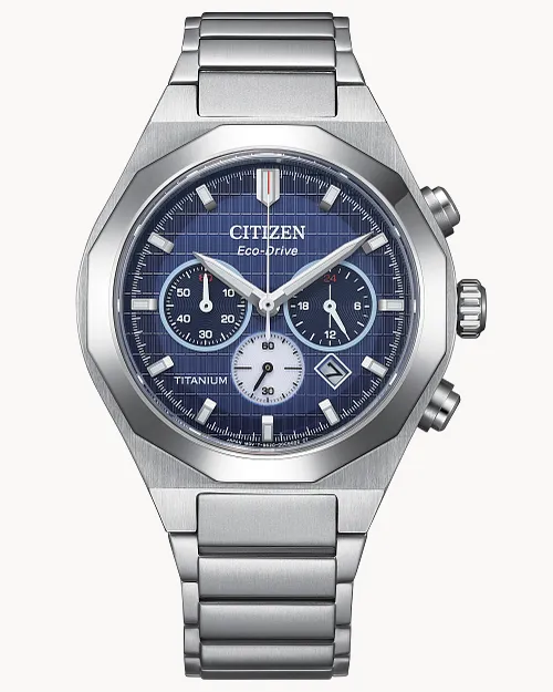 Zenshin Senkei Blue Dial Super Titanium Bracelet CA4691-59L | CITIZEN Zenshin Senkei Blue Dial Super Titanium Bracelet CA4691-59L | CITIZEN